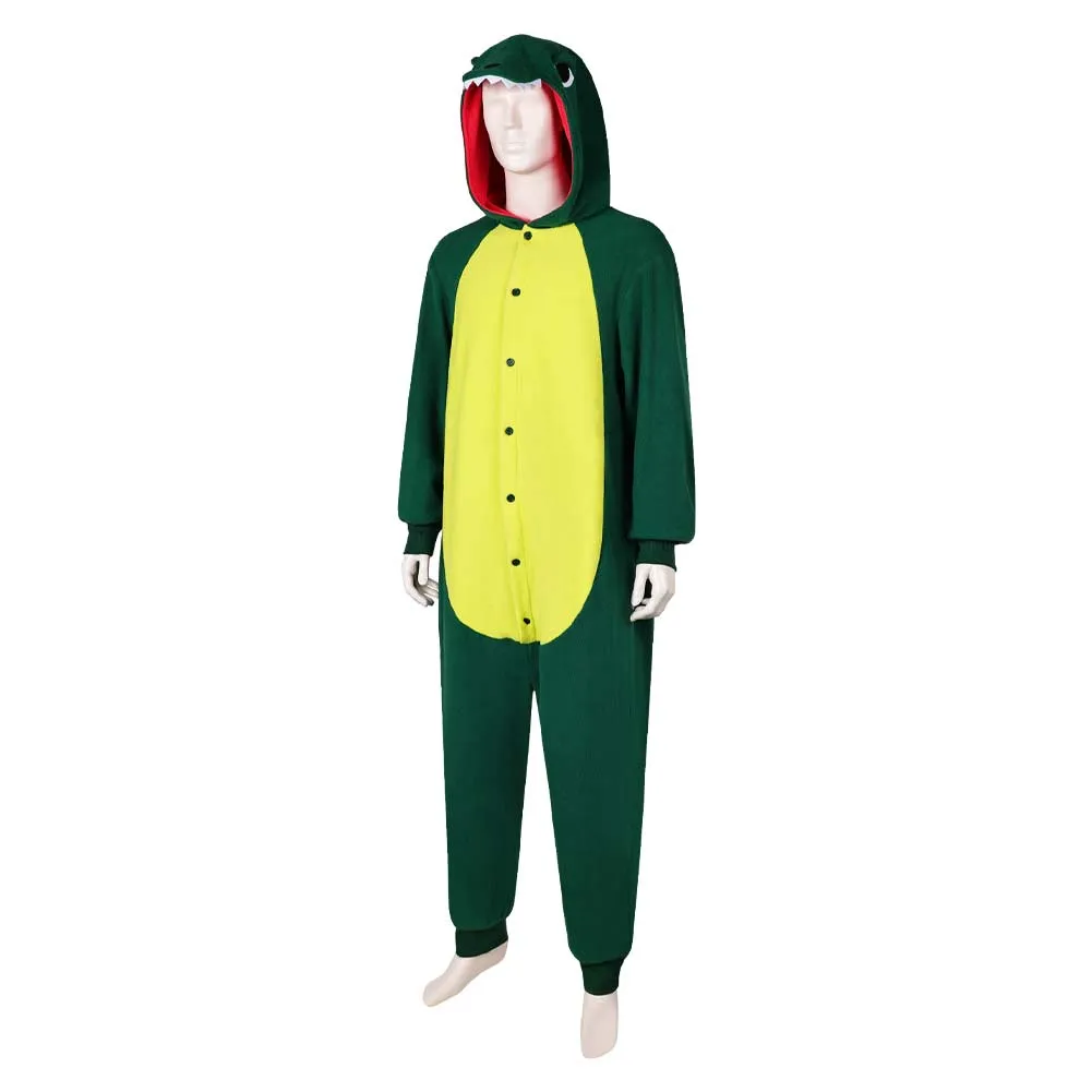 IF Cal The Man Upstairs Green Pajamas Party Carnival Halloween Cosplay Costume