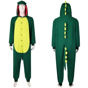 IF Cal The Man Upstairs Green Pajamas Party Carnival Halloween Cosplay Costume