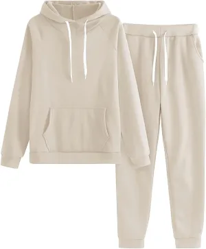 Jogger Sets for Women 2 Piece Lounge Sets Fall Sweatshirt Sets Outfits Matching Sweatsuits T