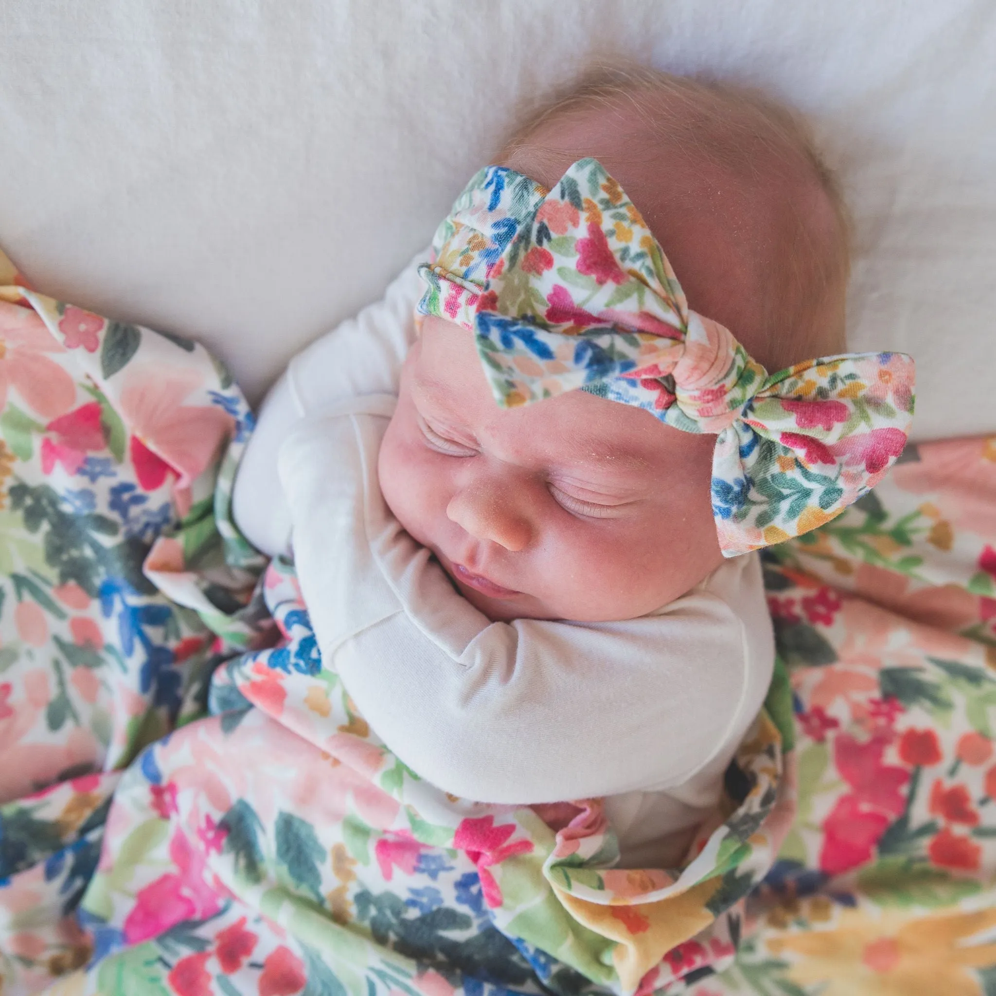 Knit Headband Bow - Lark