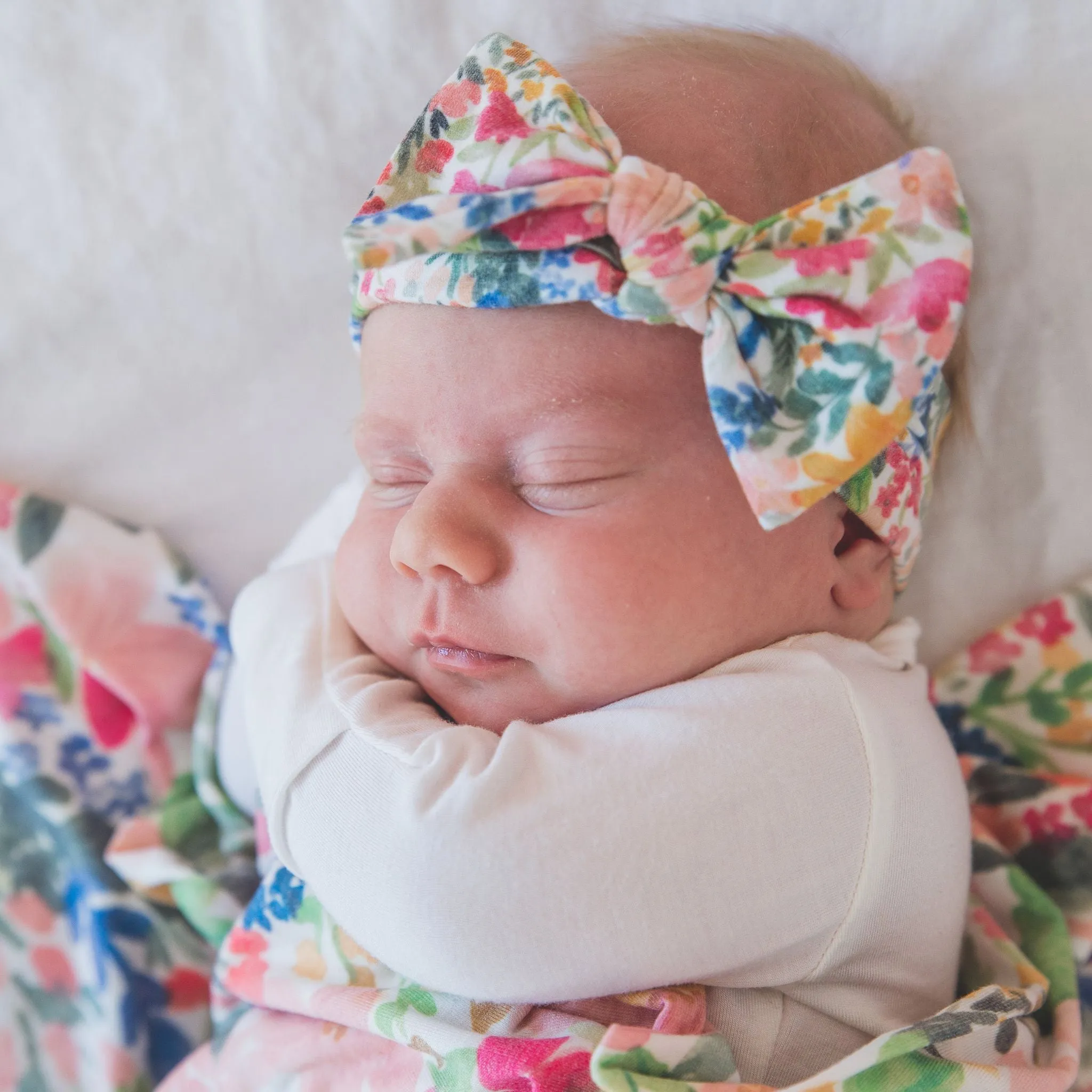 Knit Headband Bow - Lark