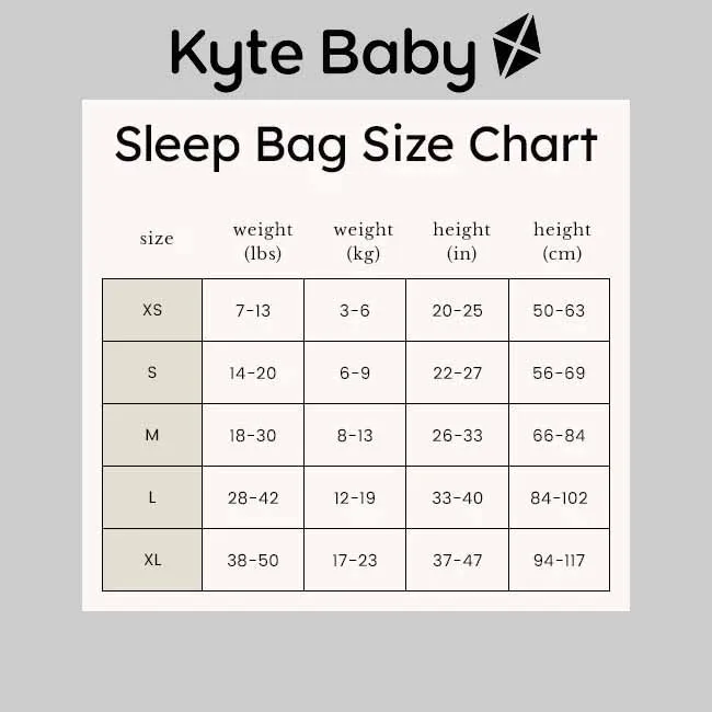 Kyte Baby 1.0 Tog Sleep Bag in Thyme