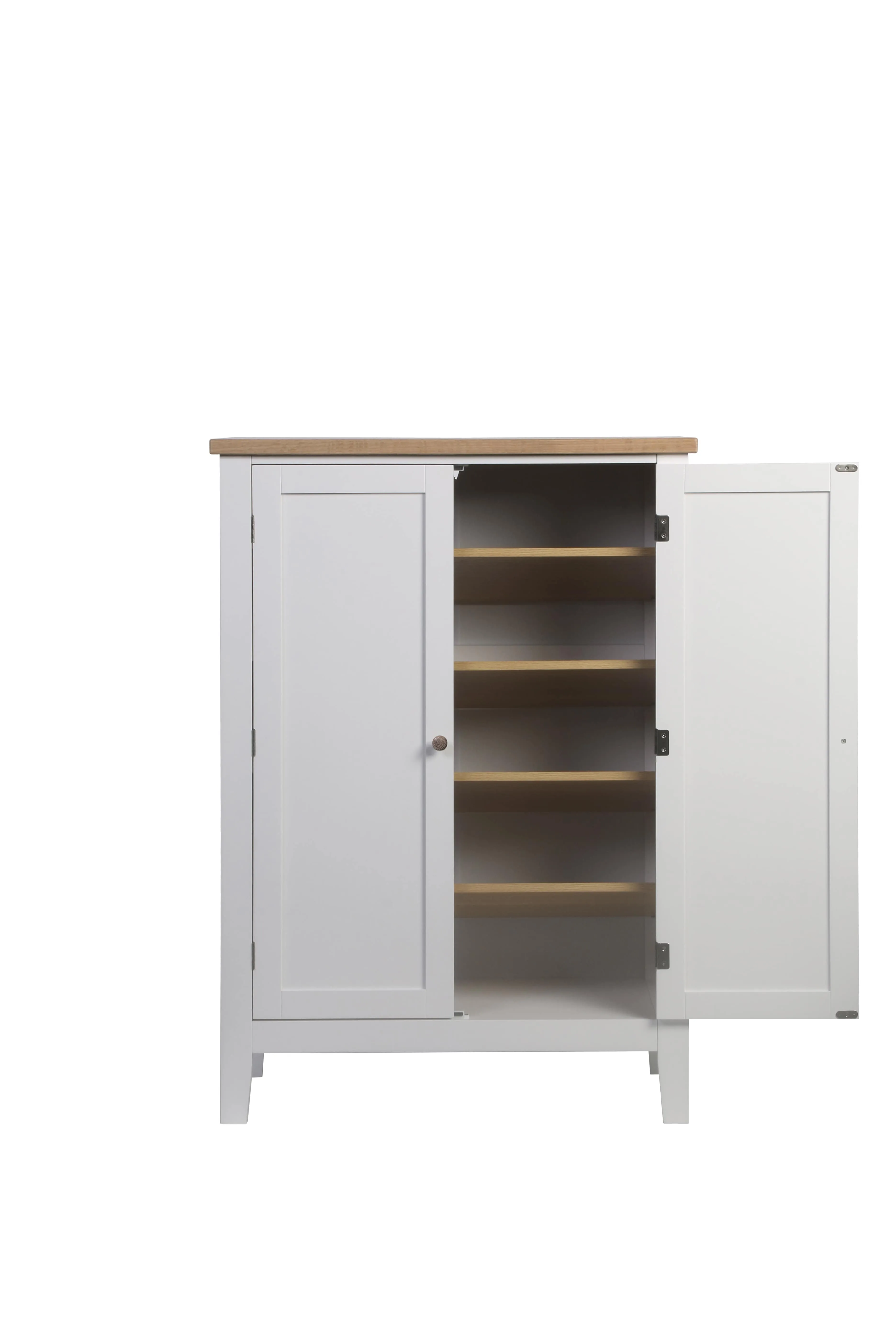 Leines Shoe Storage Cabinet in Classic White