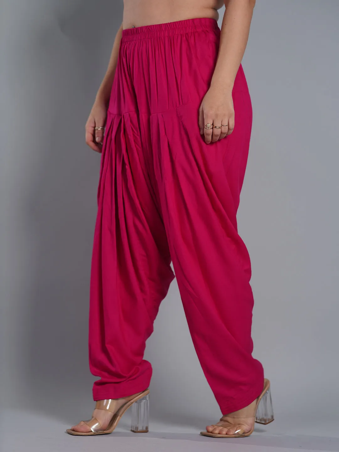 Magenta Rayon Salwar