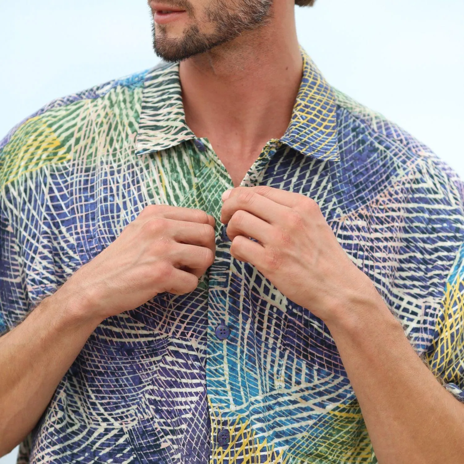 Men's Retro Shirt - Hibiki