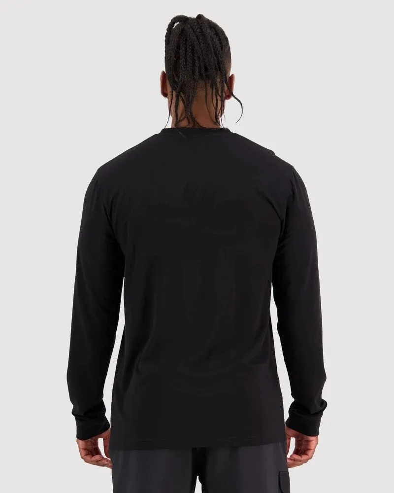 Mons Royale Icon Men's Long Sleeve - Black