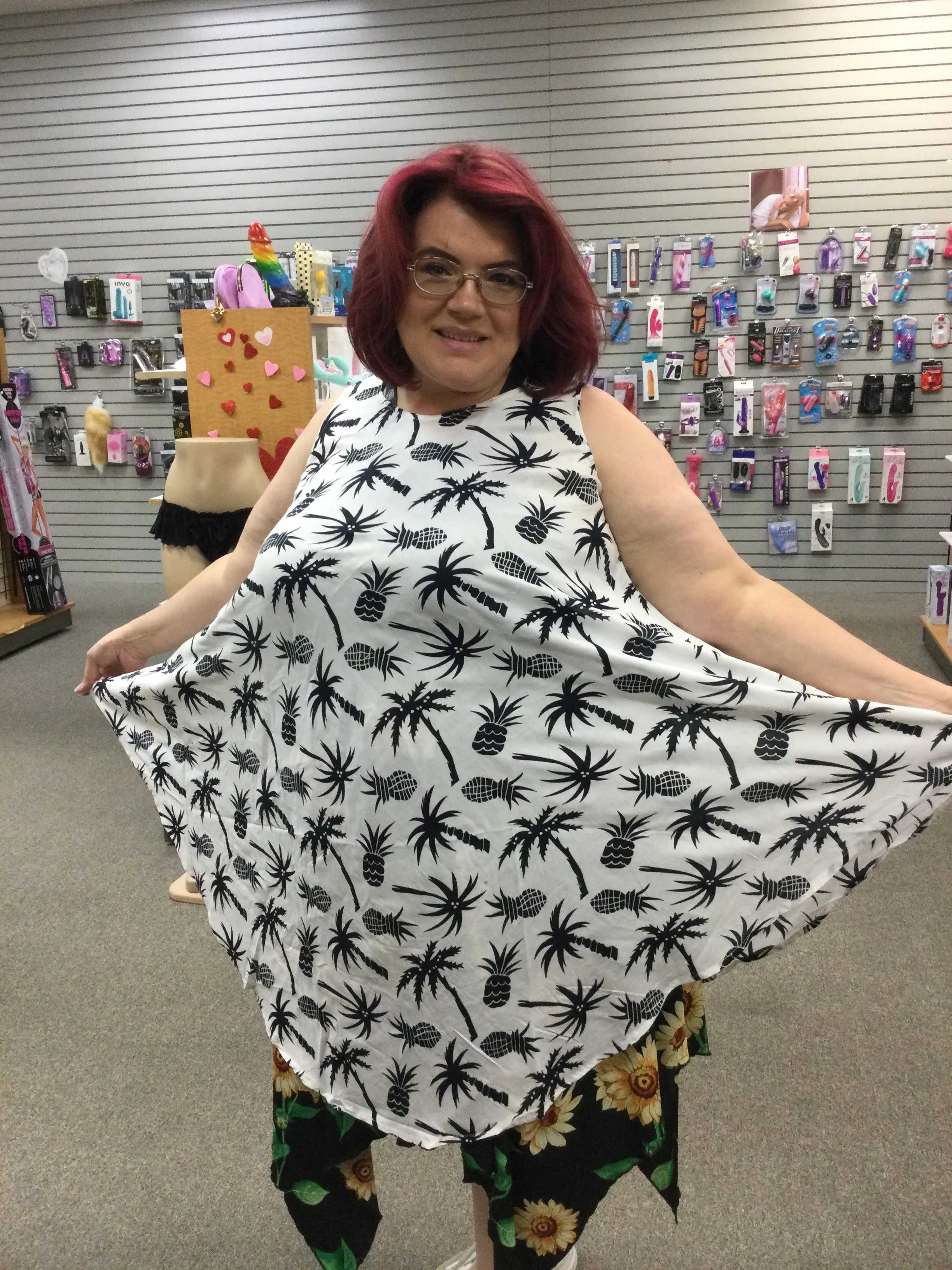 Navy blue and white pineapple swimsuit cover