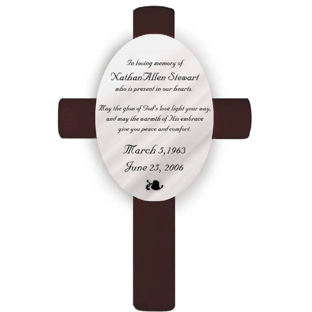 Oval Memorial Cross