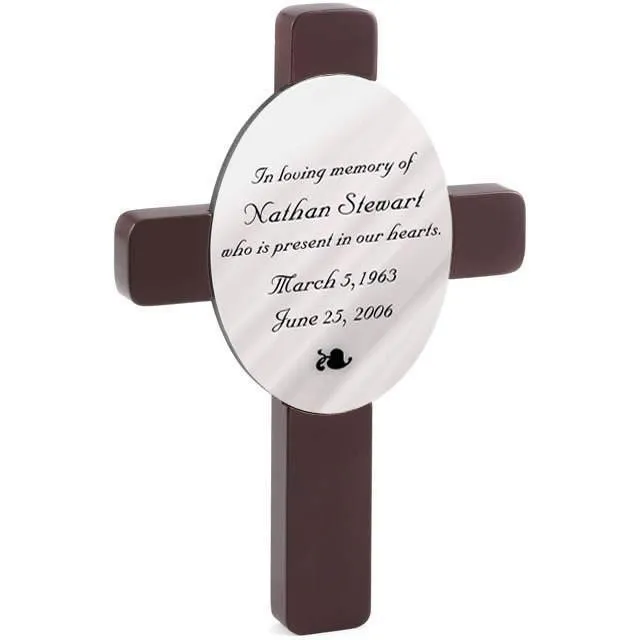 Oval Memorial Cross