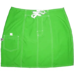 "A Solid Color" Original Style Board Skirt  (Apple Green)