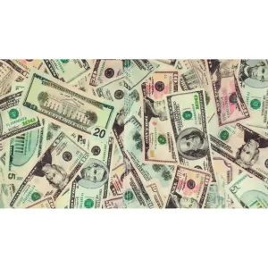 "Double Down" Print Board Skirt (Cash Green) CUSTOM