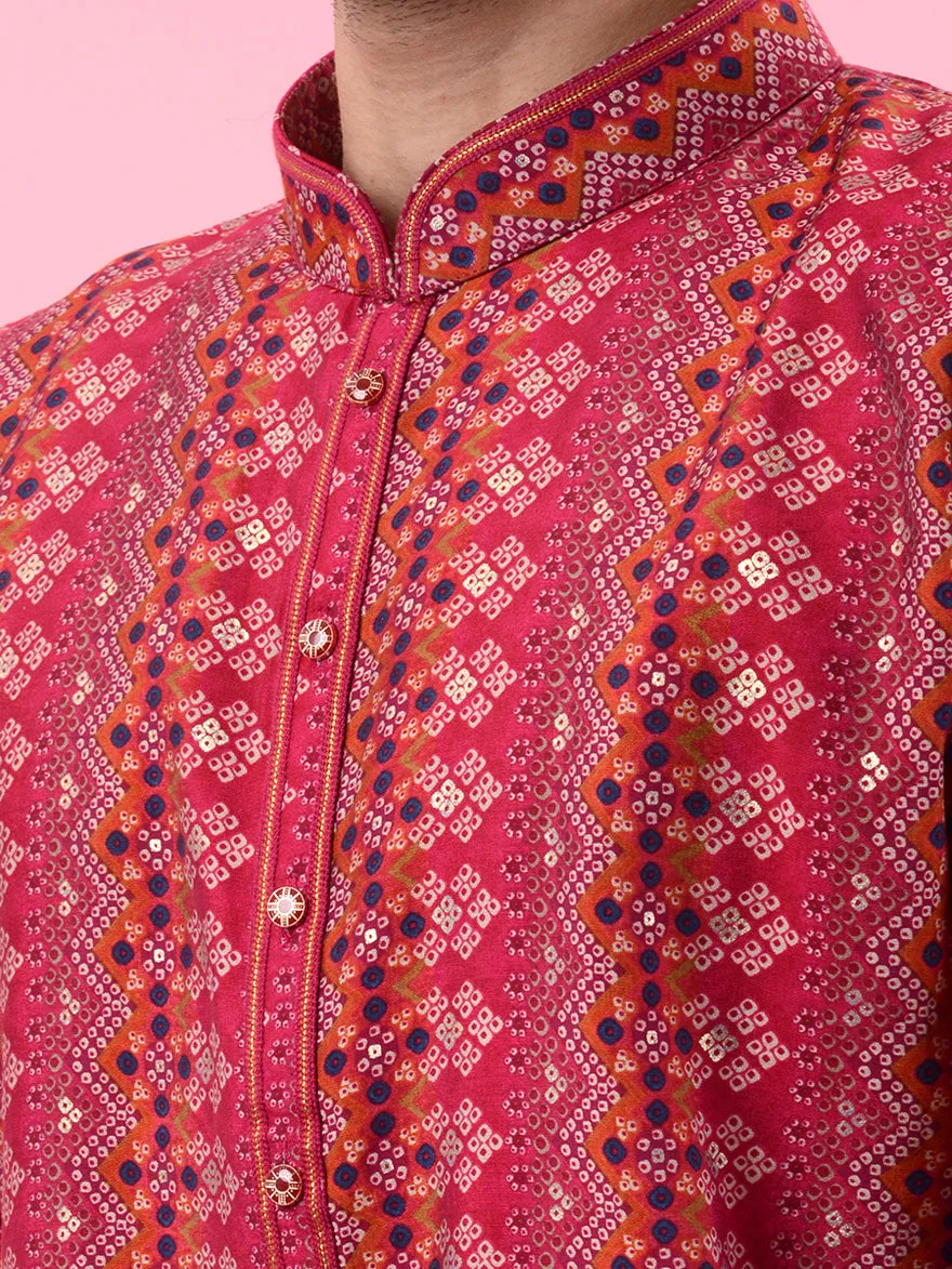 Red Kurta Pajama | JadeBlue