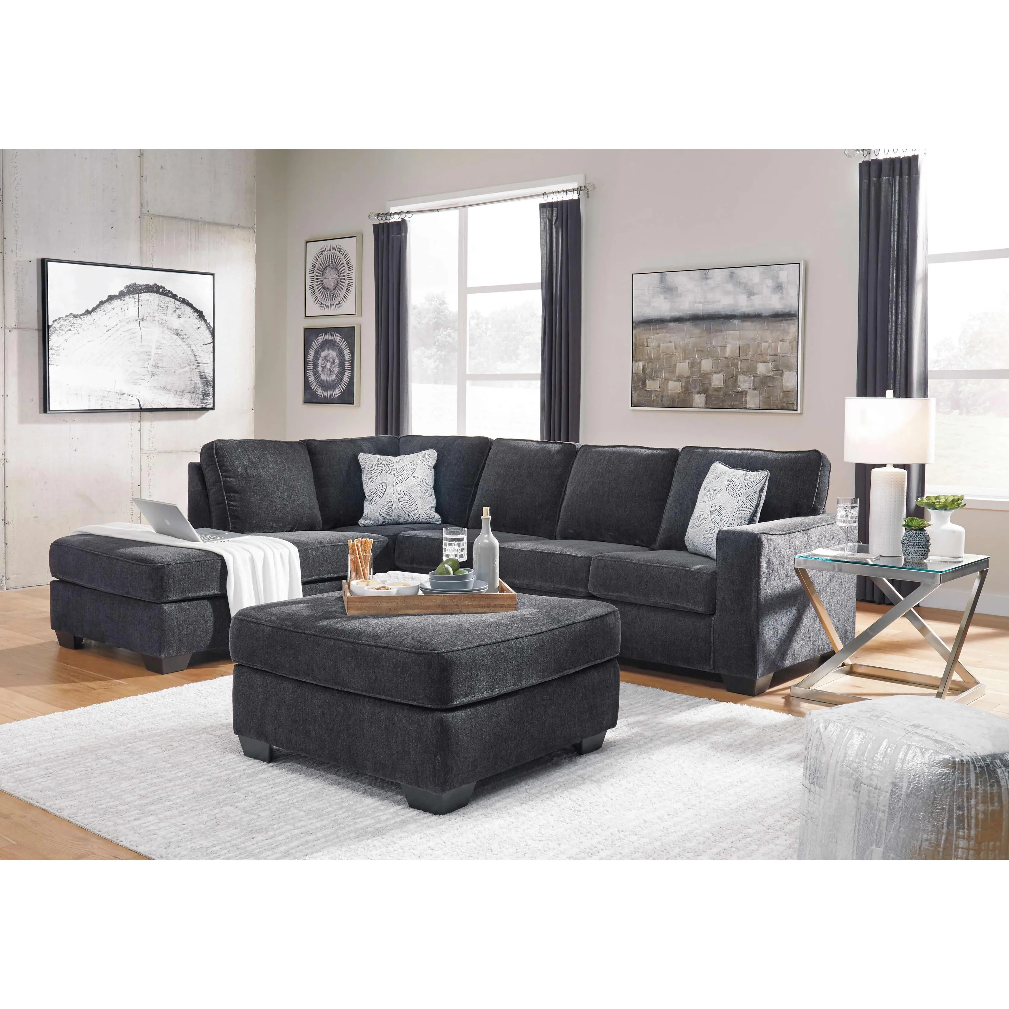Signature Design by Ashley Altari Fabric 2 pc Sectional 8721316/8721367