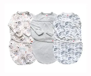 Starter Swaddle with Long Sleeves Bundle 3 Pack