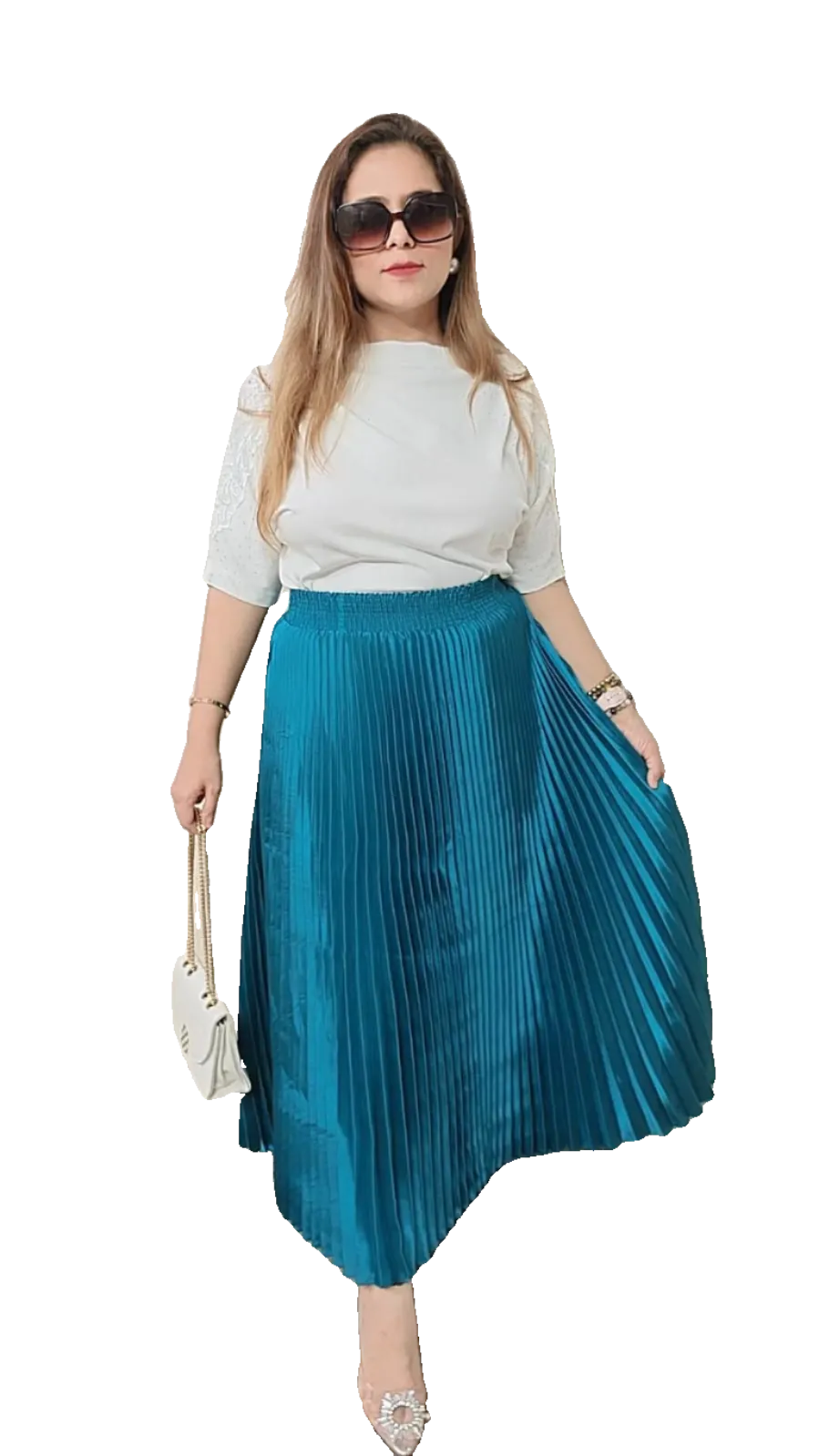 Summer top with shoulder work
