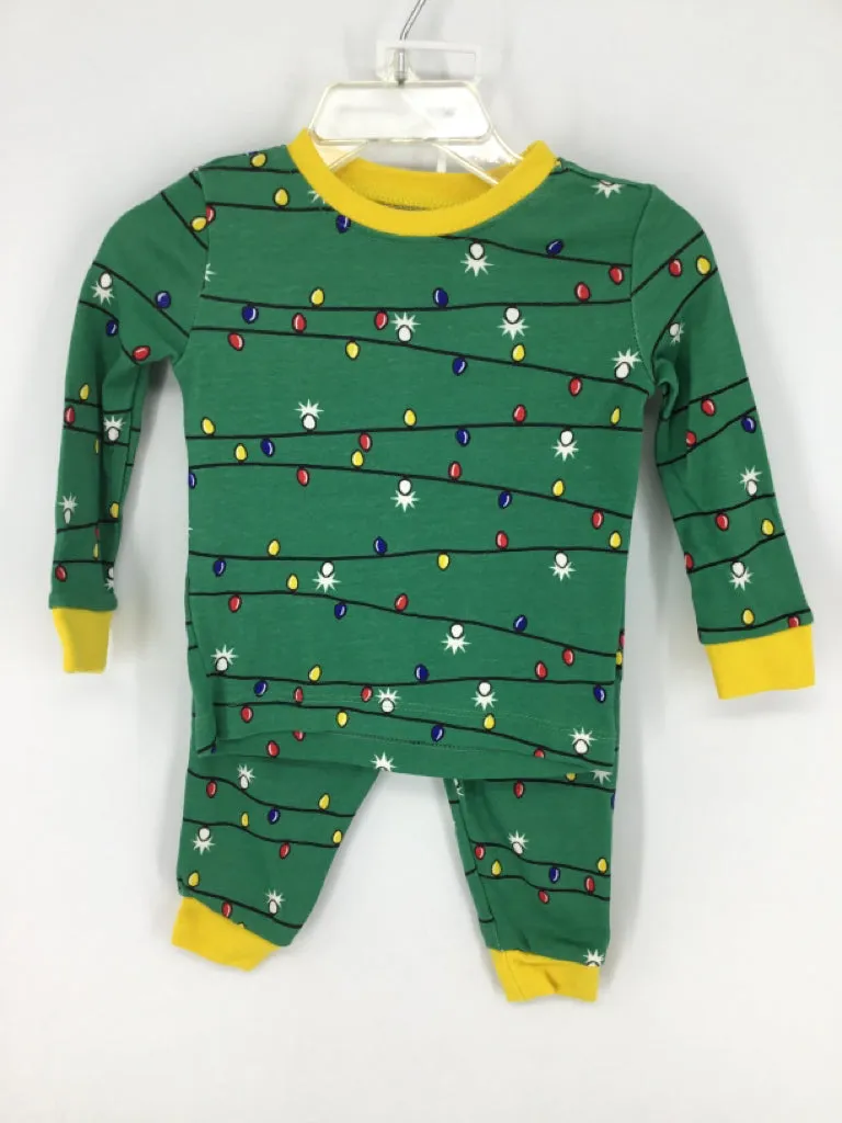 Tucker   Tate Child Size 6-12 Months Green Christmas Pajamas