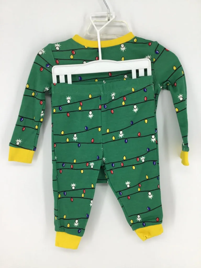 Tucker   Tate Child Size 6-12 Months Green Christmas Pajamas