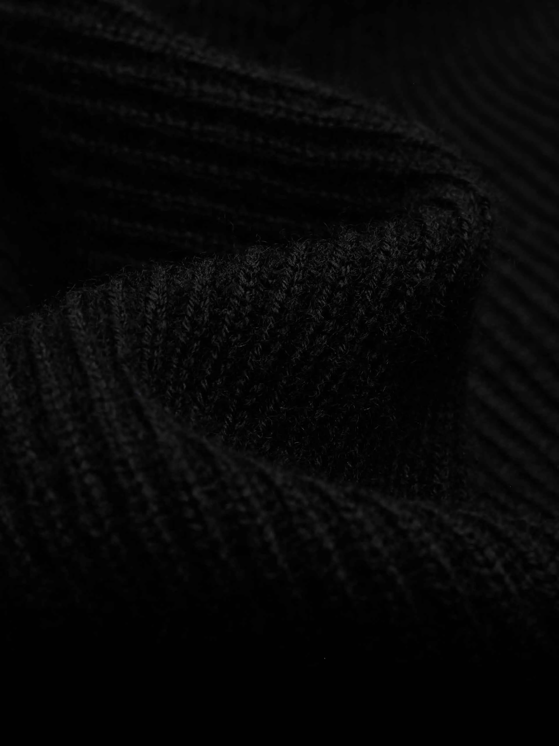 Wool Blend Zipper Cardigan